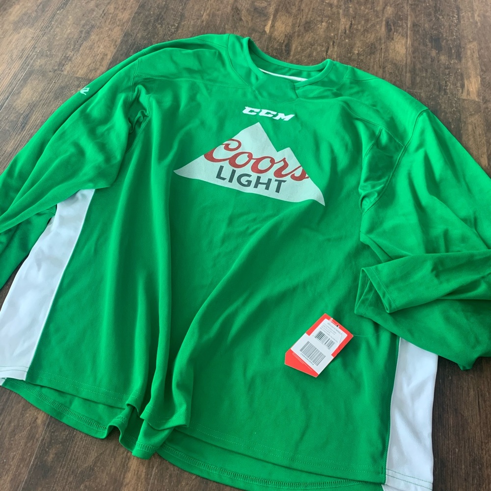 NWT Coors Light Custom Hockey Sweater